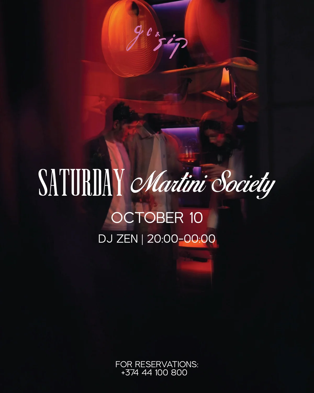 Saturday Martini Society: DJ Zen