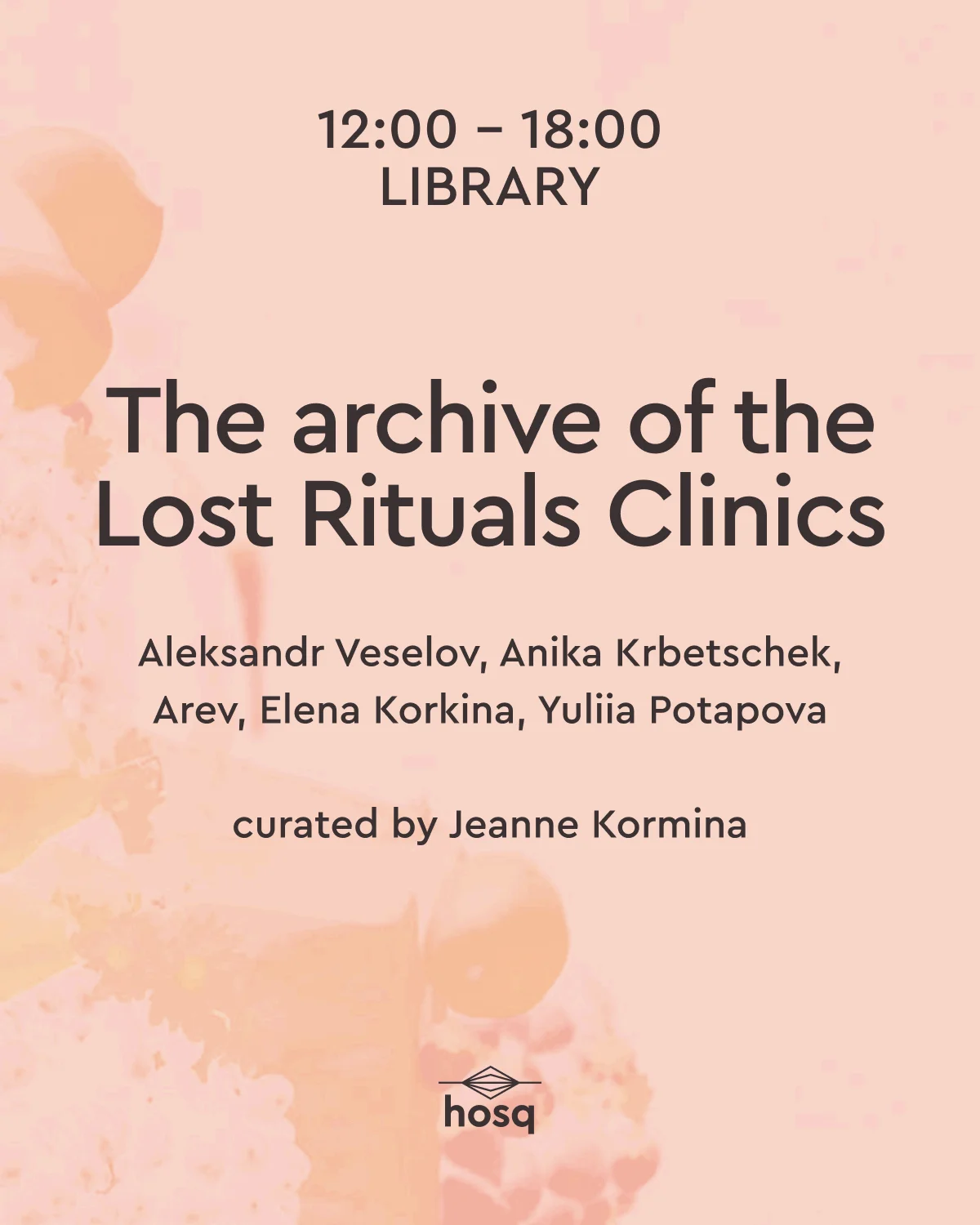 The archive of the Lost Rituals Clinics | Installation