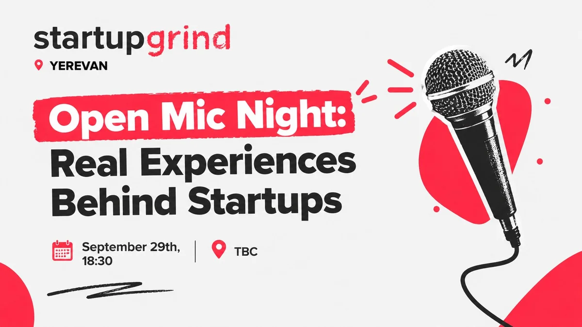 Open Mic Night: Реальный опыт создания стартапов