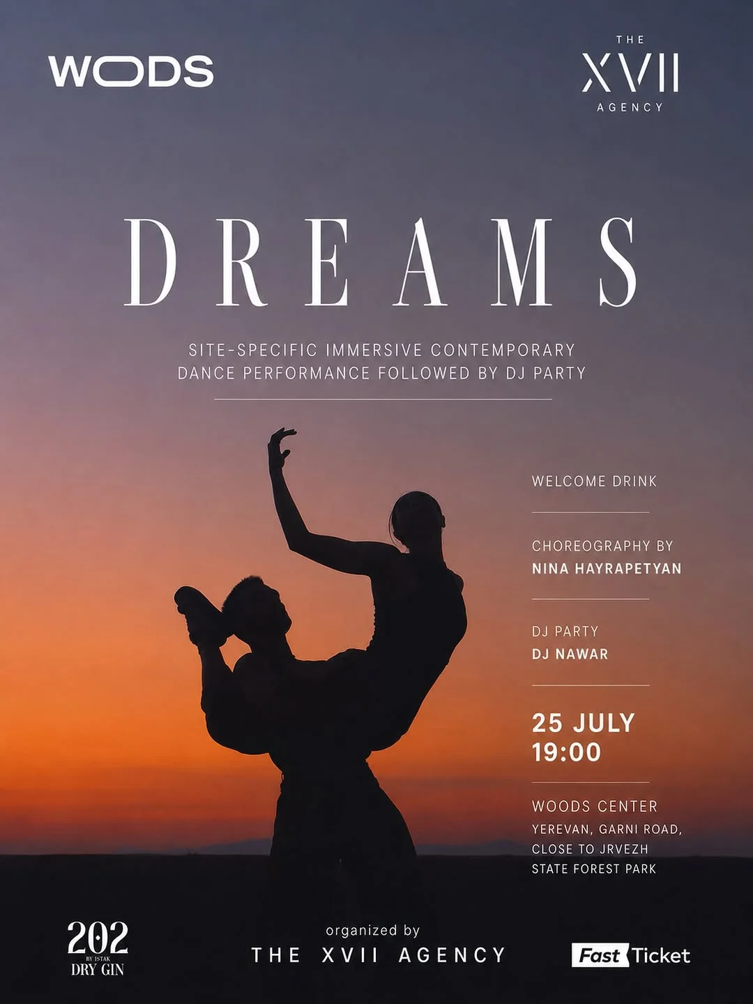 Dreams. Современный иммерсивный танцевальный перформанс