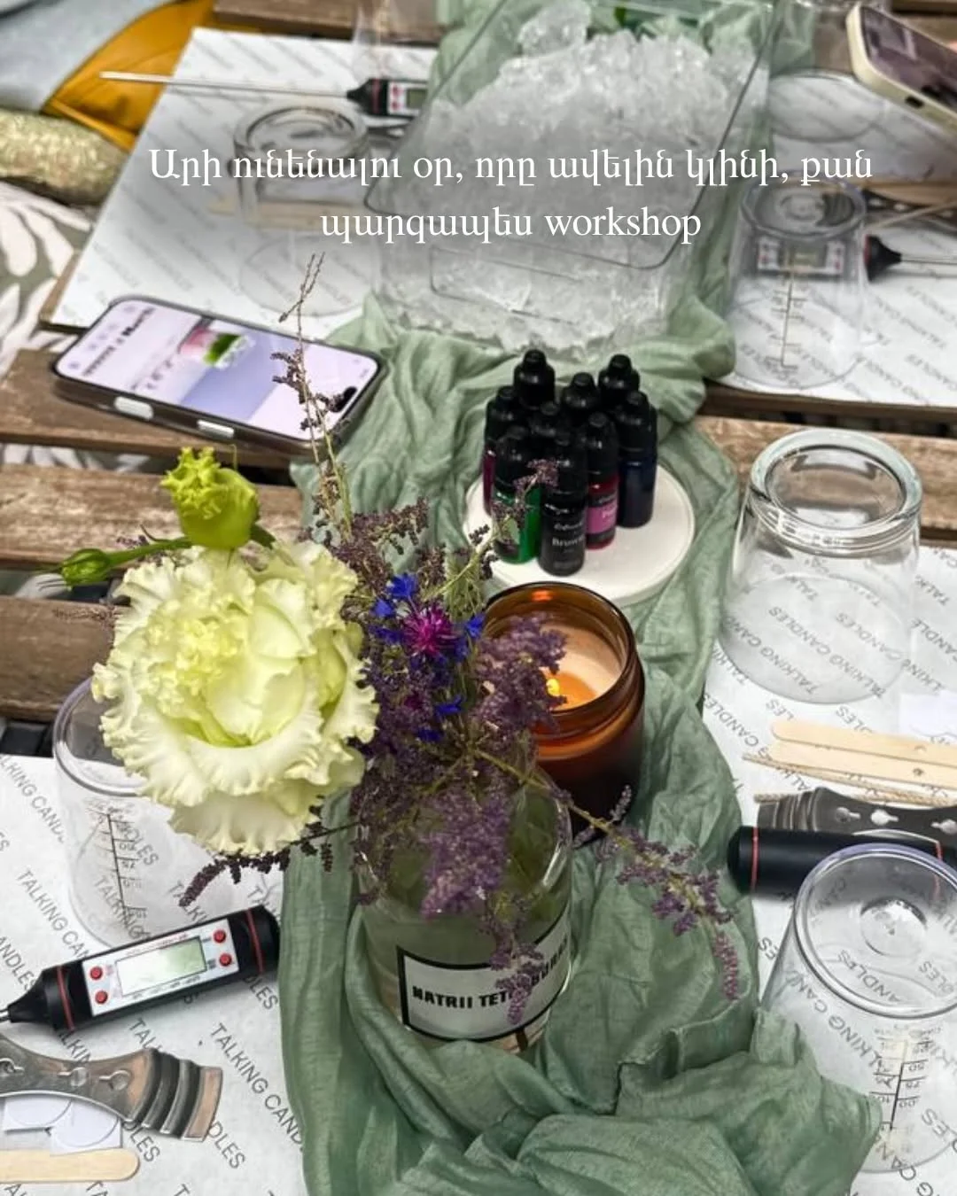 Candle Making Workshop with Talking Candles