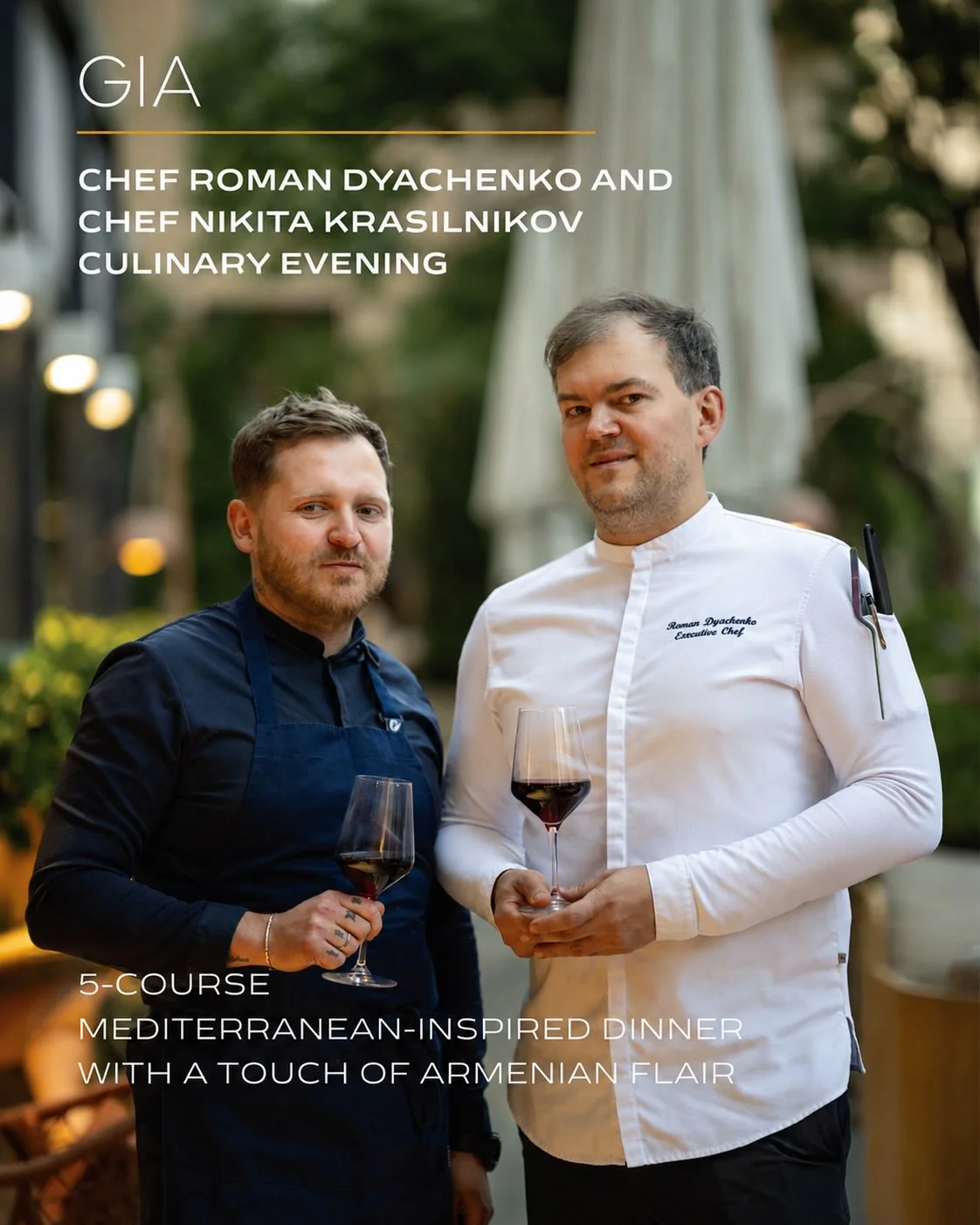 Roman Dyachenko and Nikita Krasilnikov: 5-Course Dinner