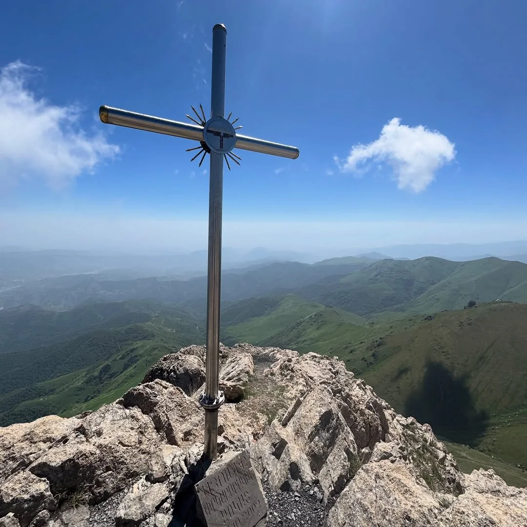 Climbing Mount Khustup