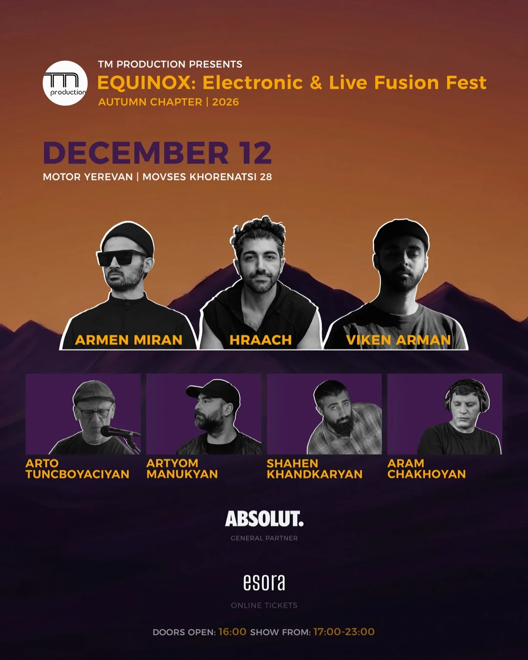 ԴԵԿՏԵՄԲԵՐ 12 | EQUINOX: ՖԵՍՏԻՎԱԼ | 2026