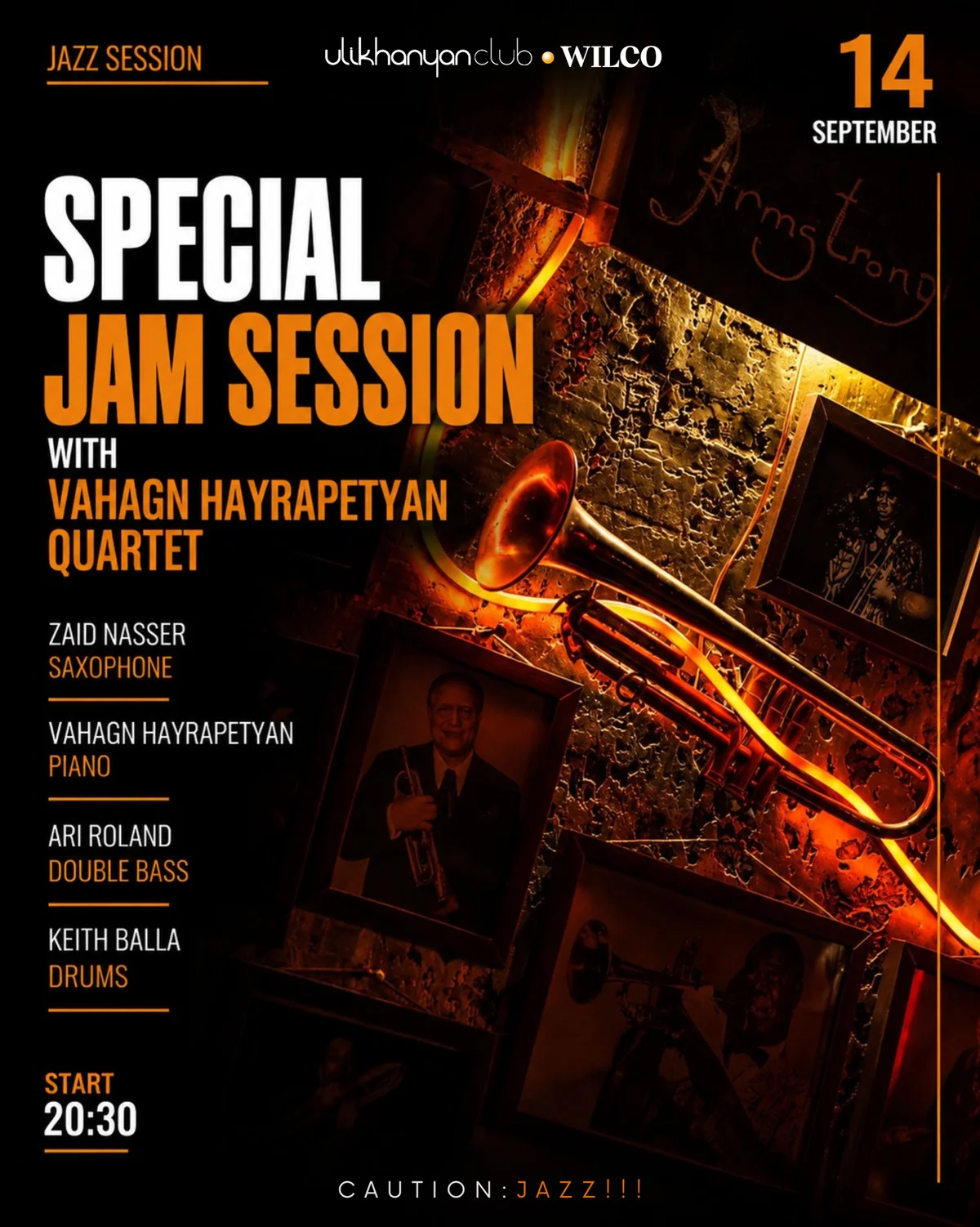 Special Jam Session: Vahagn Hayrapetyan Quartet