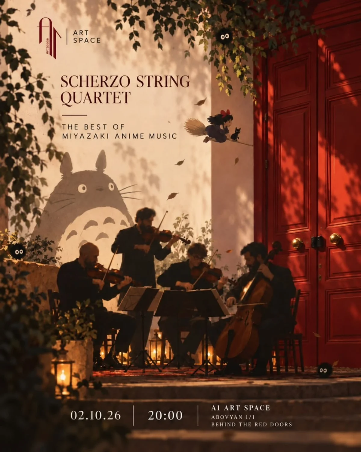 The Best of Miyazaki Anime Music: Scherzo String Quartet