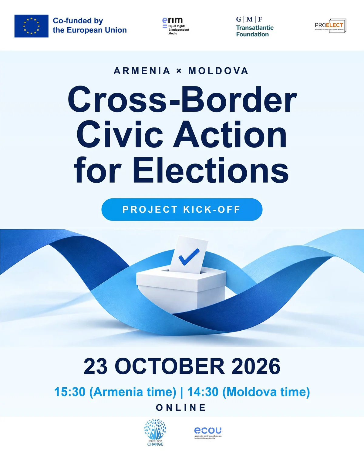 Cross-Border Civic Action for Elections: Project Kick-Off