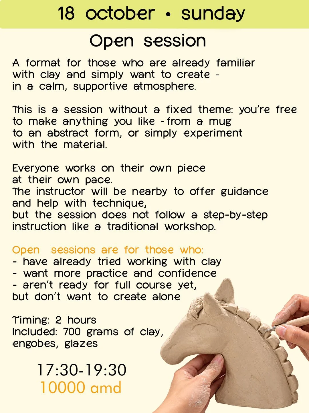 Open Clay Session