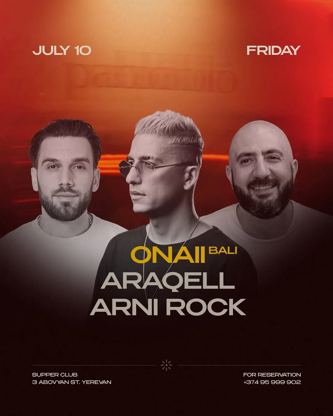 Onaii, Araqell и Arni Rock