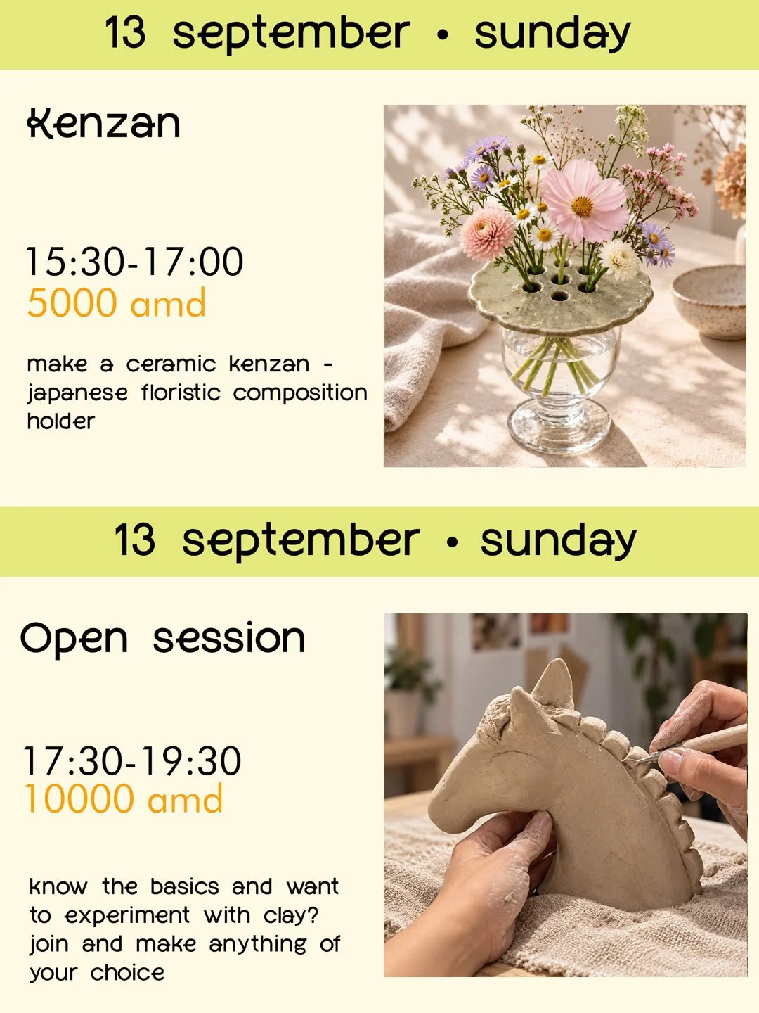 Ceramic Ashtray Workshop